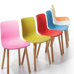 上品家具供應(yīng)歐洲櫸木椅腳塑料座板塑料椅